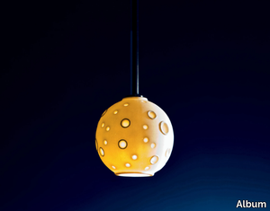 LUNA - LED porcelain pendant lamp _ Album