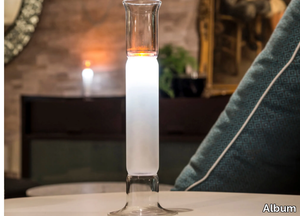 LEDO - LED cordless Borosilicate glass table lamp _ Album