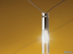 SIGARETTA - LED Borosilicate glass pendant lamp _ Album