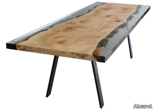 MOSS SINGLE PLANK - Rectangular dining table _ Alcarol