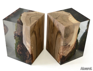 STUMP WALNUT - Stool / coffee table _ Alcarol