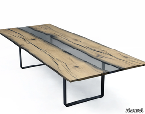 WETLAND RIVER - Rectangular dining table _ Alcarol