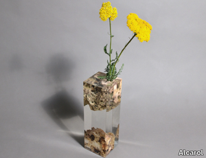 FLOATING KARST - Stone and resin vase _ Alcarol