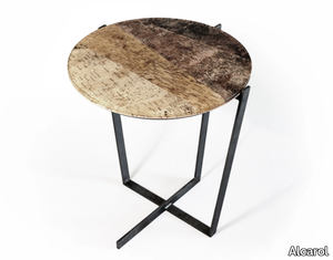 PALETTE - Round birch coffee table _ Alcarol