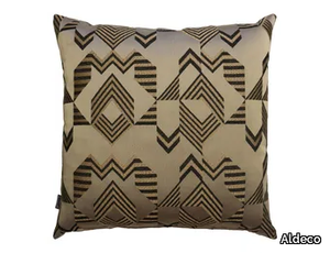 ALBERS Bronze Medalion - Square geometric cushion _ Aldeco