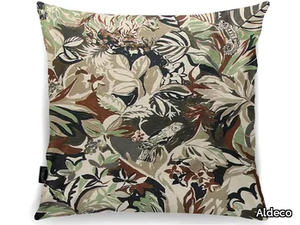 BOTANICAL DREAM Spring Earth - Square cushion with floral pattern _ Aldeco