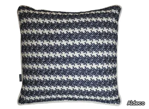 CUSHION LIBERTÉ Marine Blue - Square motif cushion _ Aldeco