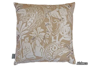 DEMOISELLES IN/OUTDOOR FR Sable Nature - Motif square cushion _ Aldeco