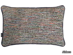 GABRIELLE Mixed Canvas - Rectangular solid-color cushion _ Aldeco