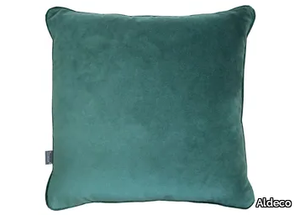 HOPE VELVET EASY CLEAN FR Jade - Solid-color square cushion _ Aldeco