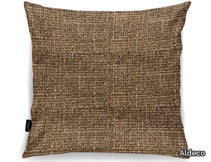 NECESSAIRES FR Linen Raffia - Square solid-color cushion _ Aldeco