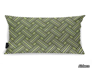 ON WEAVING Jadeite - Geometric rectangular cushion _ Aldeco