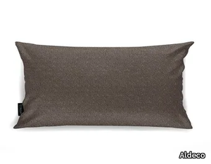 VELLUTINO FR Taupe - Solid-color rectangular cushion _ Aldeco