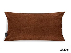 VELLUTINO FR Terracota - Rectangular solid-color cushion _ Aldeco