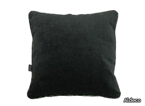 RESISTANCE EC FR Forest Green - Square solid-color cushion _ Aldeco