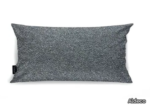 FRISET BOUCLÉ Gray - Solid-color rectangular cushion _ Aldeco