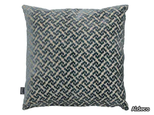 FREDDIE VELVET Linen Baltic Blue - Cushion _ Aldeco