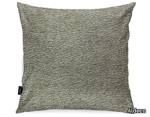 PULP ASTRAKAN Taupe - Square solid-color cushion _ Aldeco