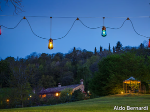 GUINGUETTE OUTDOOR - Cable-mounted outdoor pendant lamp _ Aldo Bernardi