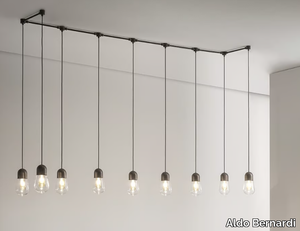 GUINGUETTE - SPR SYSTEM - Brass pendant lamp _ Aldo Bernardi