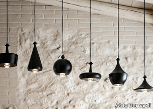 LUSTRINI - LINEAR MULTIPLE CANOPY - Ceramic pendant lamp _ Aldo Bernardi