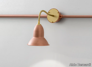 MULTIBOX SYSTEM - LED adjustable copper wall lamp with swing arm _ Aldo Bernardi