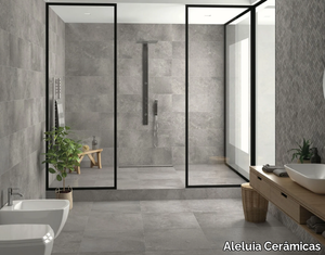 URBAN STONE - Porcelain stoneware wall/floor tiles with concrete effect _ Aleluia Cerâmicas