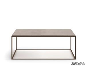 KOBE - Square metal coffee table _ Alf DaFrè