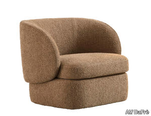 SOBI - Fabric armchair with armrests _ Alf DaFrè