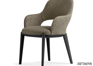 TINA - Upholstered fabric chair with armrests _ Alf DaFrè