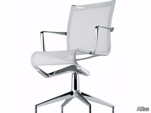 MEETINGFRAME - 437 - Swivel mesh office chair with armrests _ Alias