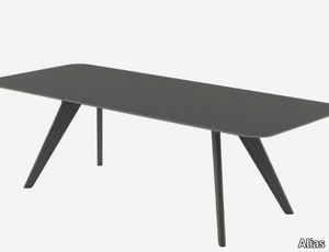 AGO - Rectangular solid wood dining table _ Alias