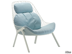 GRAN KOBI - 035_O - Powder coated steel garden armchair _ Alias