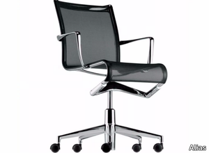 ROLLINGFRAME - 434 - Swivel height-adjustable office chair with armrests _ Alias