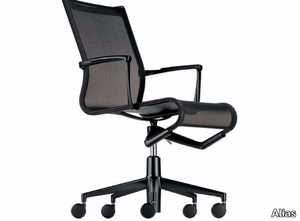 ROLLINGFRAME+ - 457 - Swivel height-adjustable office chair with armrests _ Alias