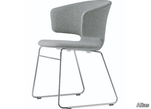 TAORMINA CHAIR - 504 - Sled base chair with armrests _ Alias