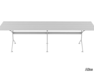 FRAMETABLE 295XL OUTDOOR - Rectangular aluminium garden table _ Alias