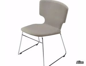 ENNA CHAIR - 52B - Sled base chair with removable cover _ Alias