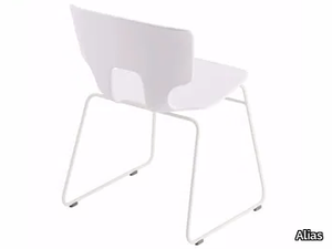 ERICE CHAIR - 50B - Stackable sled base chair _ Alias