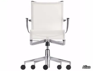 ROLLINGFRAME+ TILT - 445 - Swivel height-adjustable office chair with armrests _ Alias