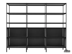 SEC - LIB021 - Open freestanding open office shelving _ Alias