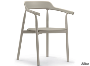 TWIG COMFORT / 10E - Plastic chair with armrests open back _ Alias