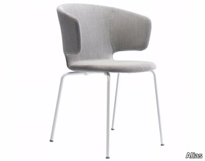 TAORMINA CHAIR - 503 - Stackable chair with armrests with removable cover _ Alias