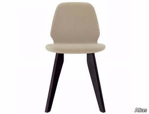 TINDARI WOOD - 571 - Fabric chair with removable cover _ Alias