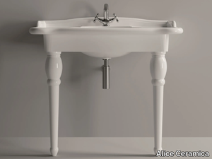 BOHEME CONSOLLE 95 - Console ceramic washbasin _ Alice Ceramica