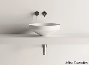 EQUILIBRIUM - Round ceramic washbasin _ Alice Ceramica