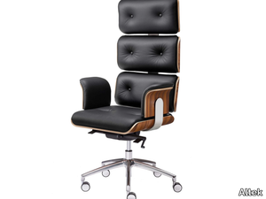 ARMADILLO/1 - Swivel high-back executive chair with 5-spoke base _ Altek