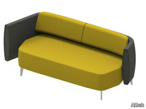 AIRWAVE 26 - Fabric sofa with backrest and leg base _ Altek