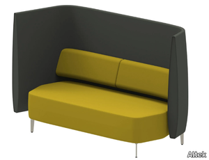 AIRWAVE 29 - Fabric sofa with high backrest and leg base _ Altek