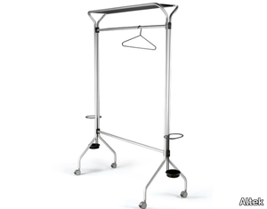 VERTIGO LV63 - Anodized aluminium coat stand with umbrella stand _ Altek